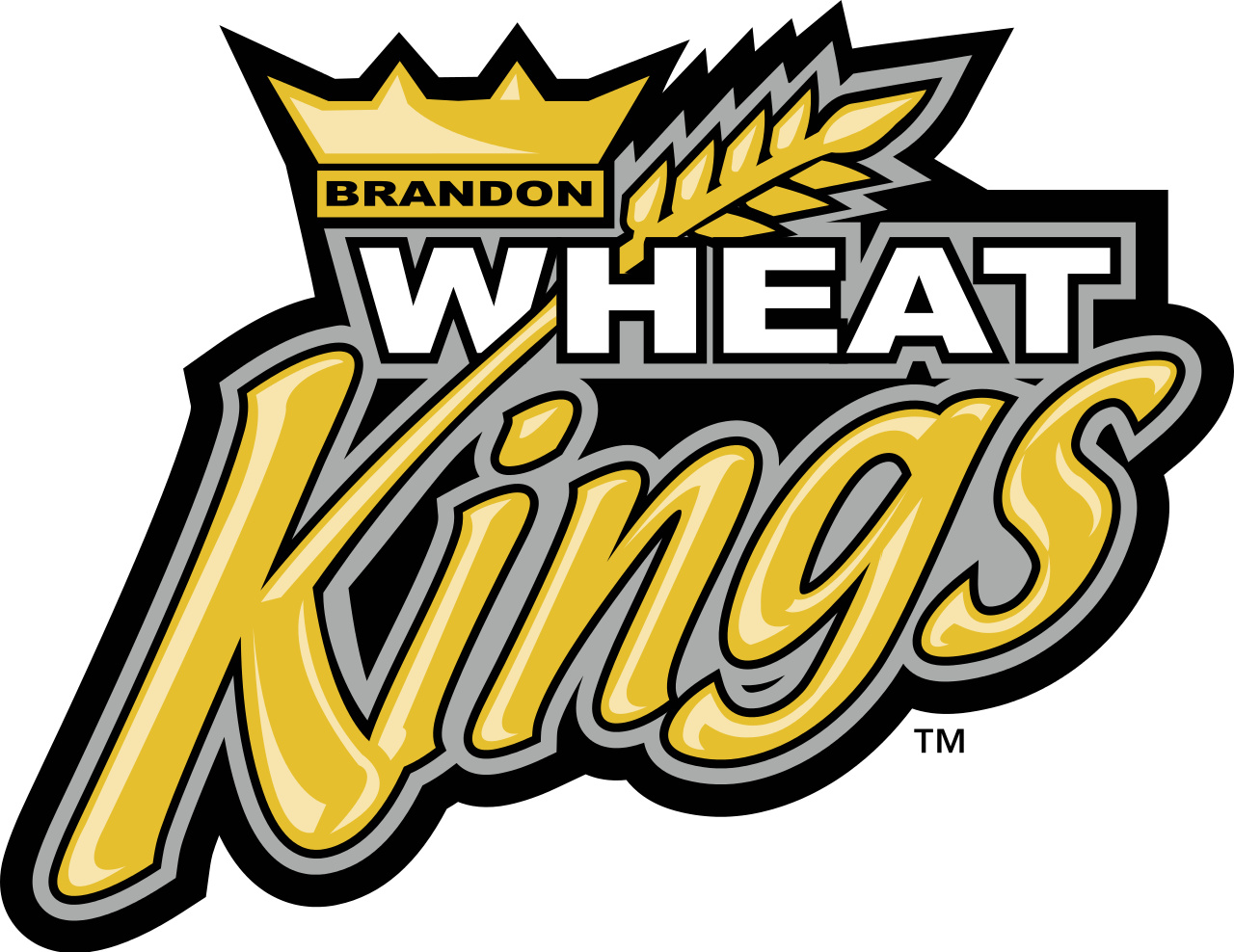 Brandon Wheat Kings Logo Clipart (1280x988), Png Download