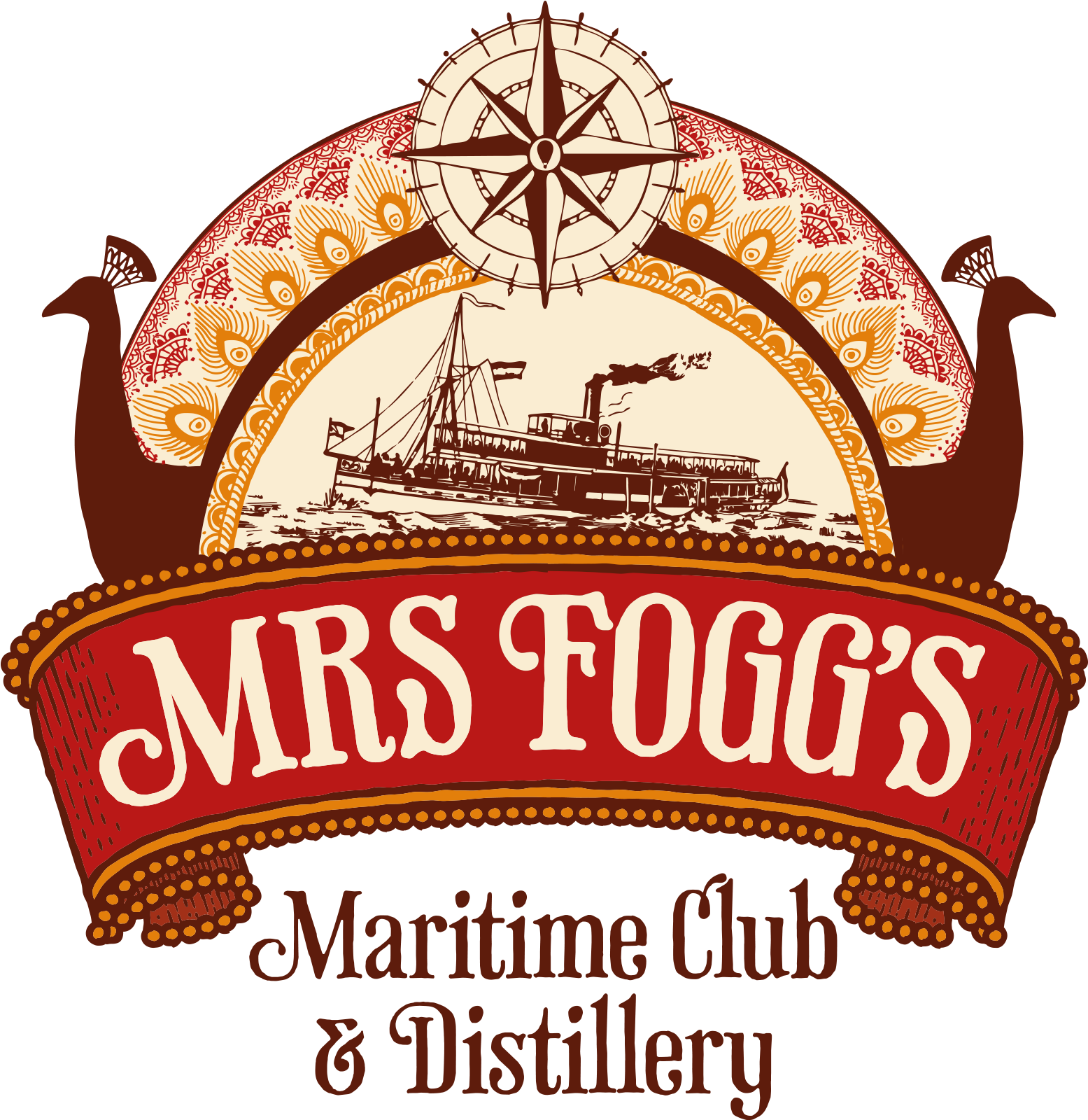 Mrs Fogg's Maritime Club And Distillery - Mrs Foggs Clipart (1800x1800), Png Download