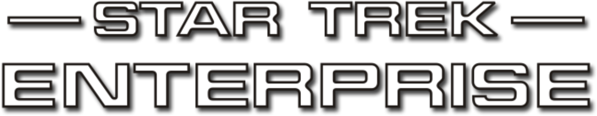 2001-2005 - Star Trek Enterprise Logo Clipart (1280x282), Png Download