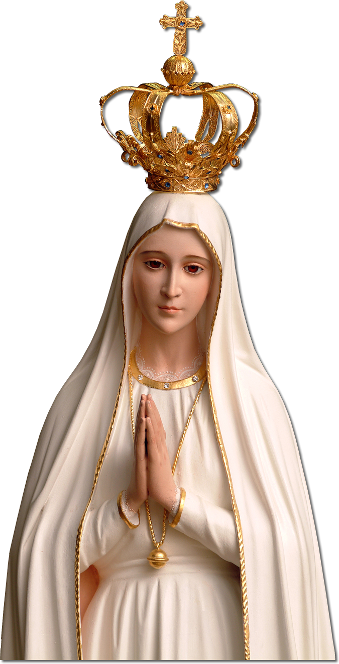 Png Hd Pictures Of Jesus Transparent Hd Pictures Of - Our Lady Of Fatima Clipart (675x1322), Png Download