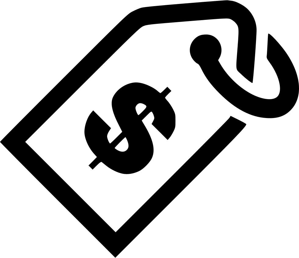 Png File Svg - Dollar Tag Icon Png Clipart (980x846), Png Download