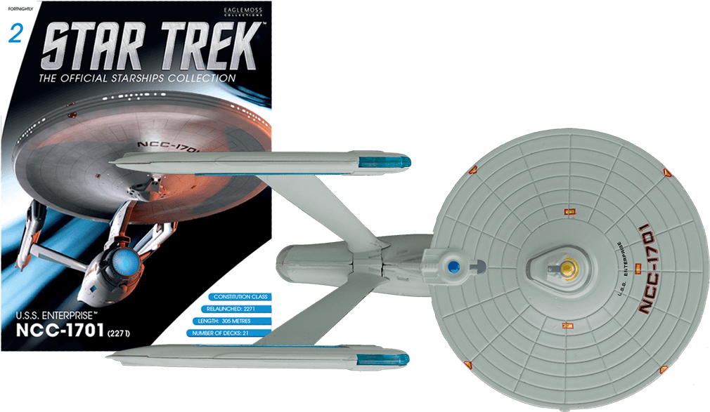 What's In Each Issue - Eaglemoss Star Trek Issue 72 Clipart (1024x600), Png Download