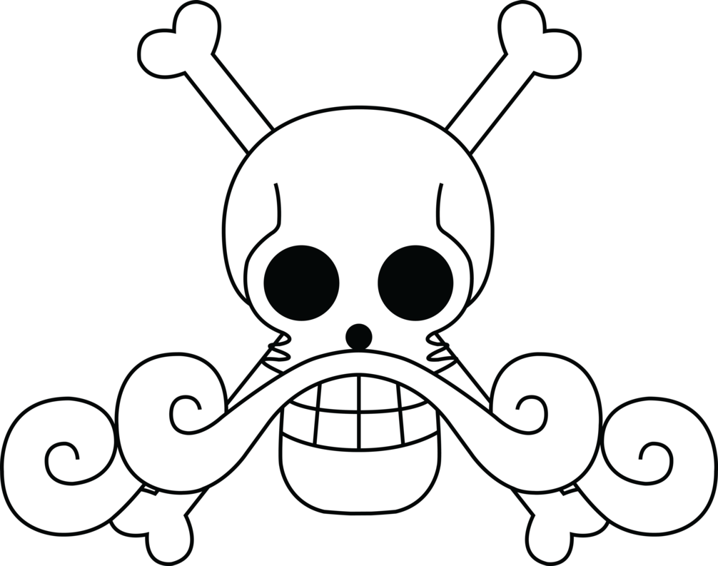 Roger Flag One Piece Clipart (1006x793), Png Download