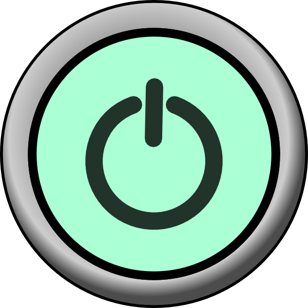How To Set Use Power Button On Green Background Icon Clipart (600x600), Png Download