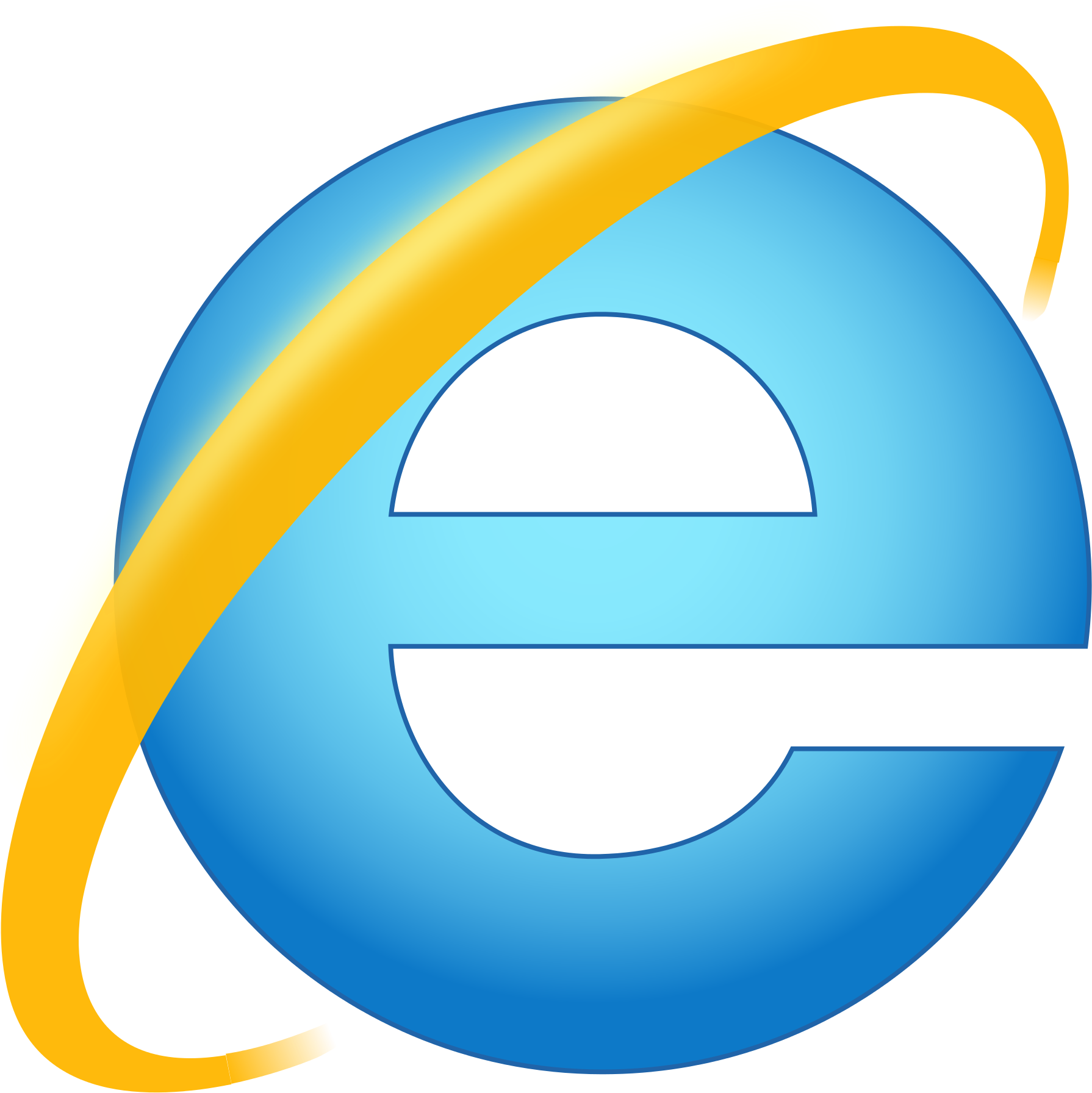 Internet Explorer 9 Icon - Internet Explorer Logo Clipart (1024x1024), Png Download