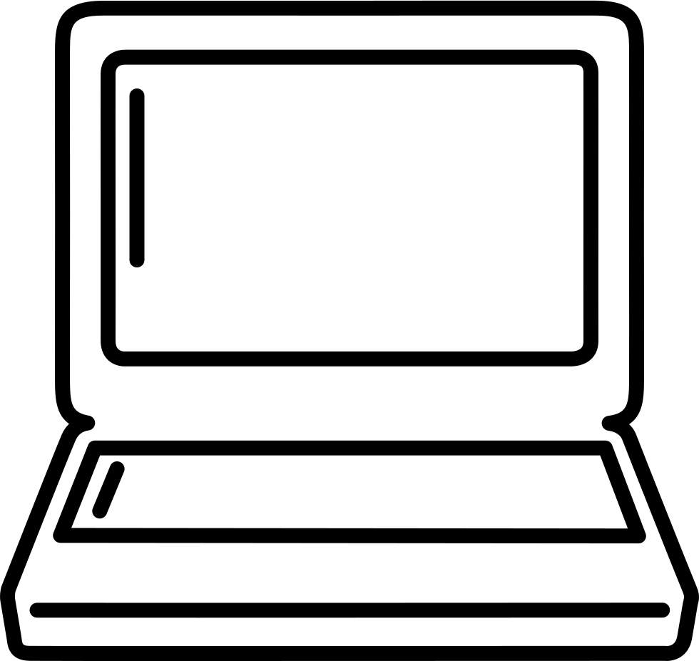 Laptop Outline Comments - Laptop Outline Clipart (980x927), Png Download