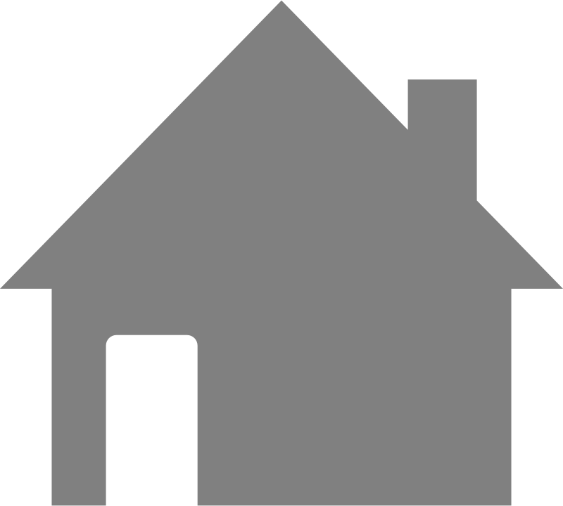 Medium Image - House Clipart Grey - Png Download (800x720), Png Download