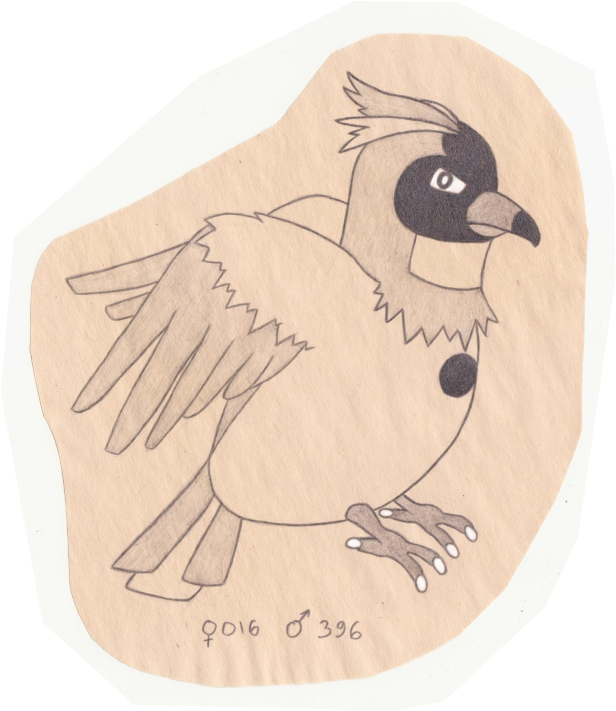 Tiny Bird Pokemon - Junco Clipart (1280x1493), Png Download