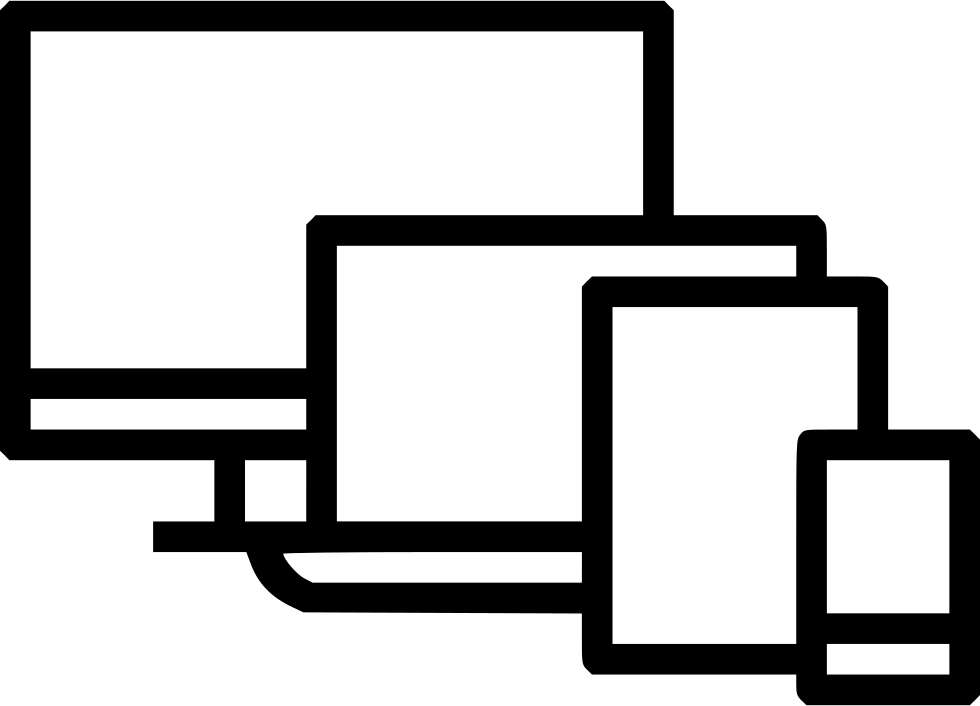 Png File Svg - Mobile Tab Laptop Icon Clipart (980x706), Png Download