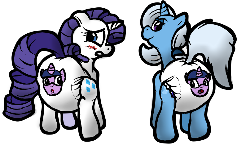 Uploaded - Trixie Diaper Transformation Clipart (765x470), Png Download