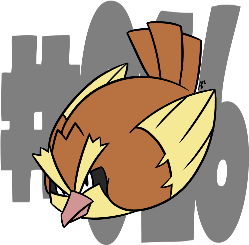 #pidgey #pokemon #pokemonadaypic Clipart (1000x1000), Png Download