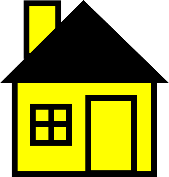 Clipart Picture Of A House Clipart - House Clip Art - Png Download (570x598), Png Download