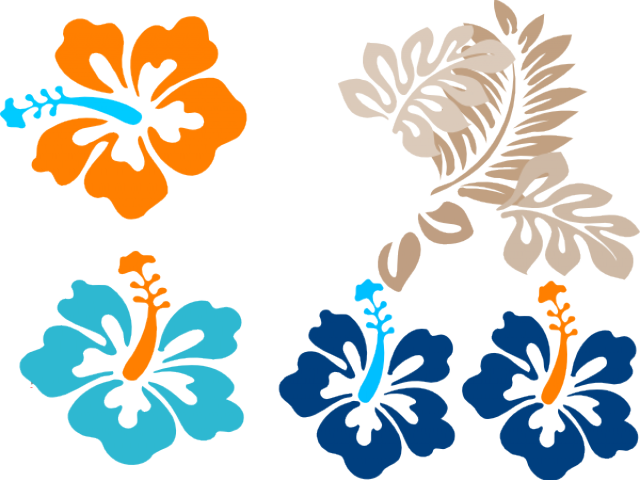Tropical Flowers Clipart - Flowers With Transparent Background - Png Download (640x480), Png Download