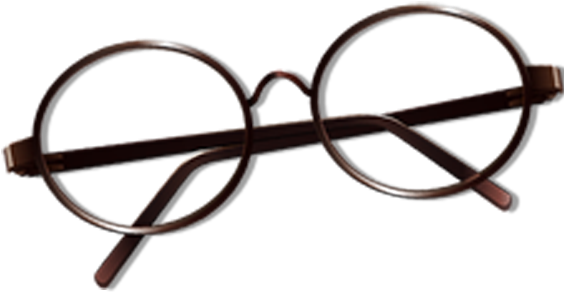 Icon Eye Round Glasses Free Transparent Image Hq Clipart - Harry Potter Glasses Png (567x567), Png Download