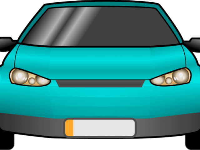 Car Clipart Clipart Top View - Car Front View Clipart Png Transparent Png (640x480), Png Download