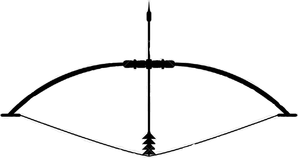 Clipart Freeuse Stock Compound Silhouette At Getdrawings - Bow And Arrow Silhouette Png Transparent Png (984x521), Png Download