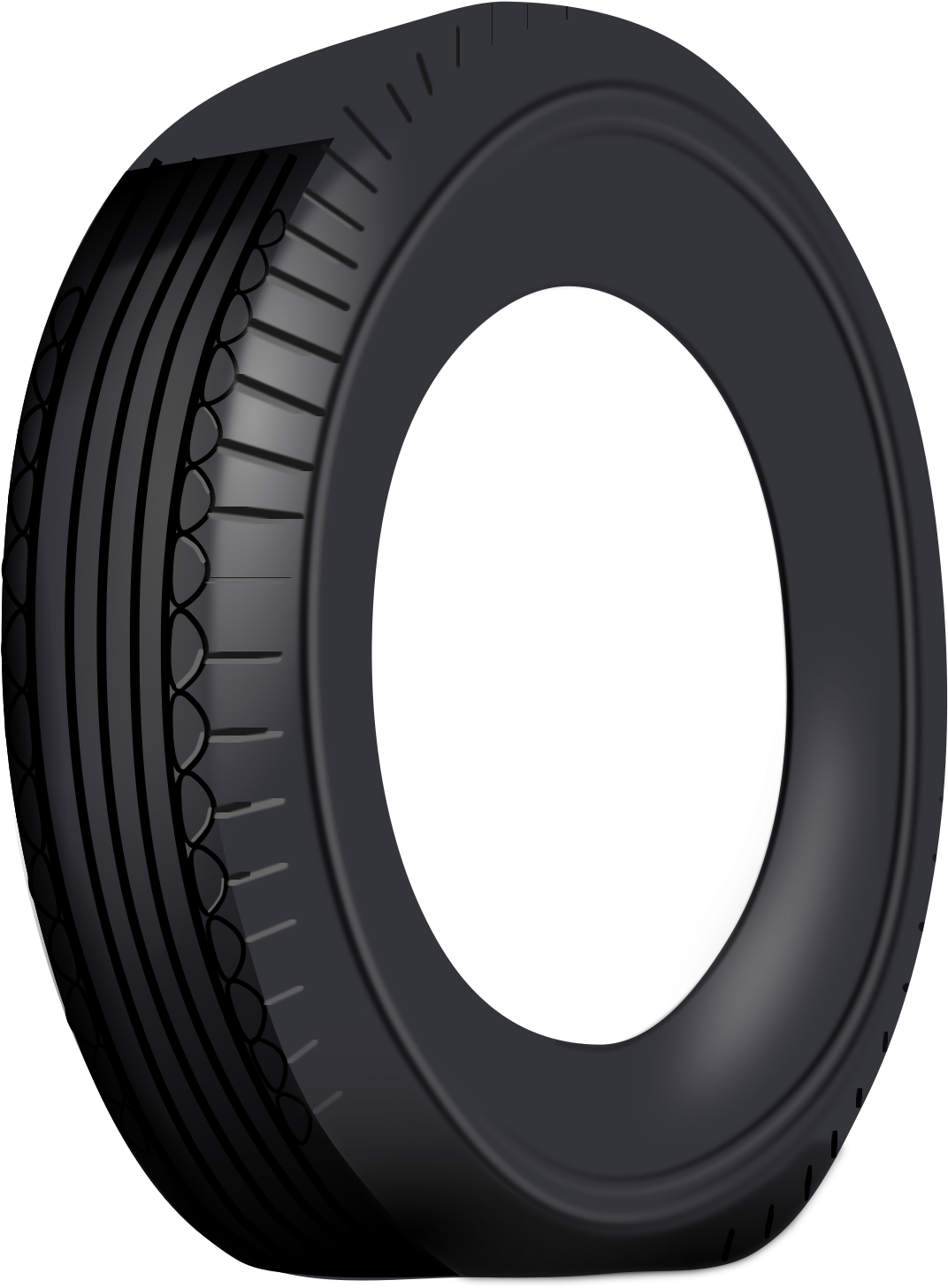 Clip Art Duesi Tire June 2011 Openclipartorg - Tire Transparent Clip Art - Png Download (1331x1889), Png Download