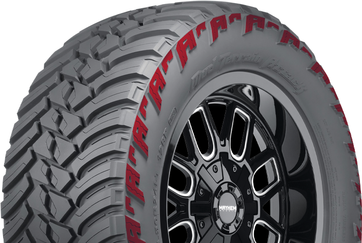 Sidewall Boasts “a” Logo Lug Design Which Provides - Tread Clipart (722x481), Png Download
