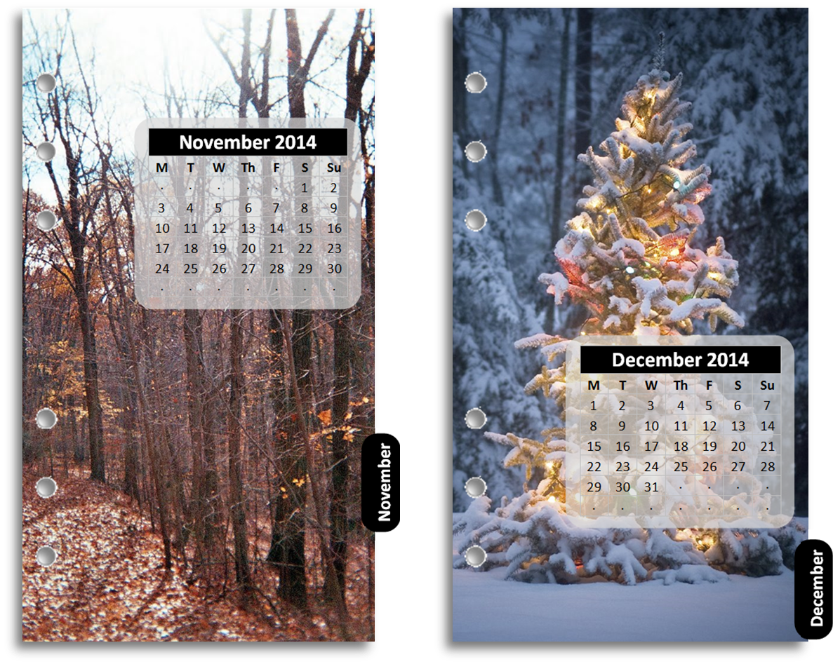 The Templates Are Set Up With Seasonal Pictures I've - Christmas Tree Clipart (1187x947), Png Download