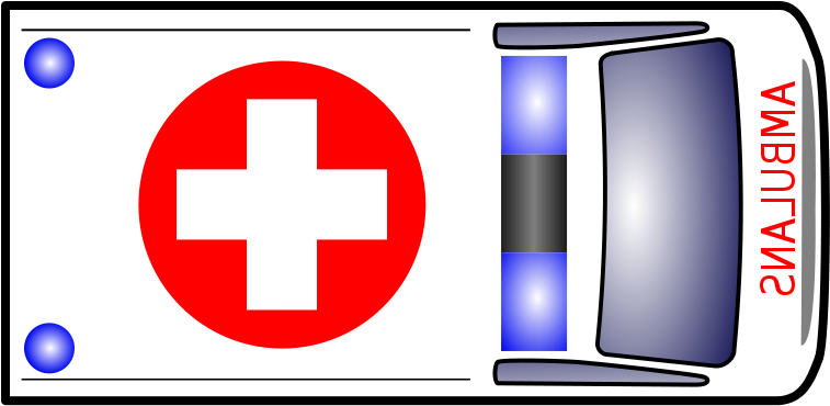 Free Ambulans Romus 01 - Ambulance Clip Art - Png Download (800x501), Png Download