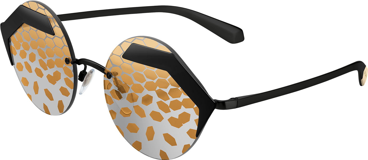 Serpenti Sunglasses Sunglasses Metal Multi - Bvlgari Sunglasses Serpenti Eyes Clipart (1800x1405), Png Download