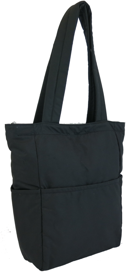 Black Bow Tote - Shoulder Bag Clipart (429x933), Png Download
