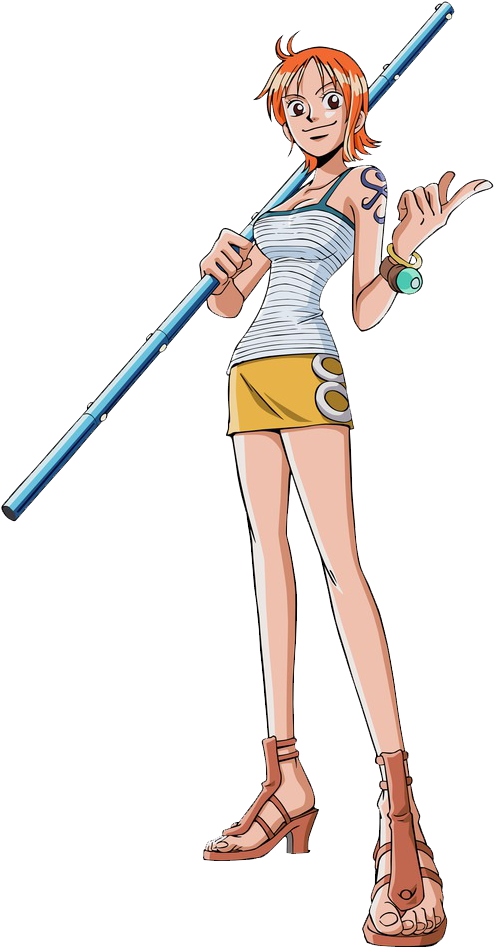 The Best Nami Cosplay Of All Time - One Piece Nami Jaya Clipart (555x1000), Png Download