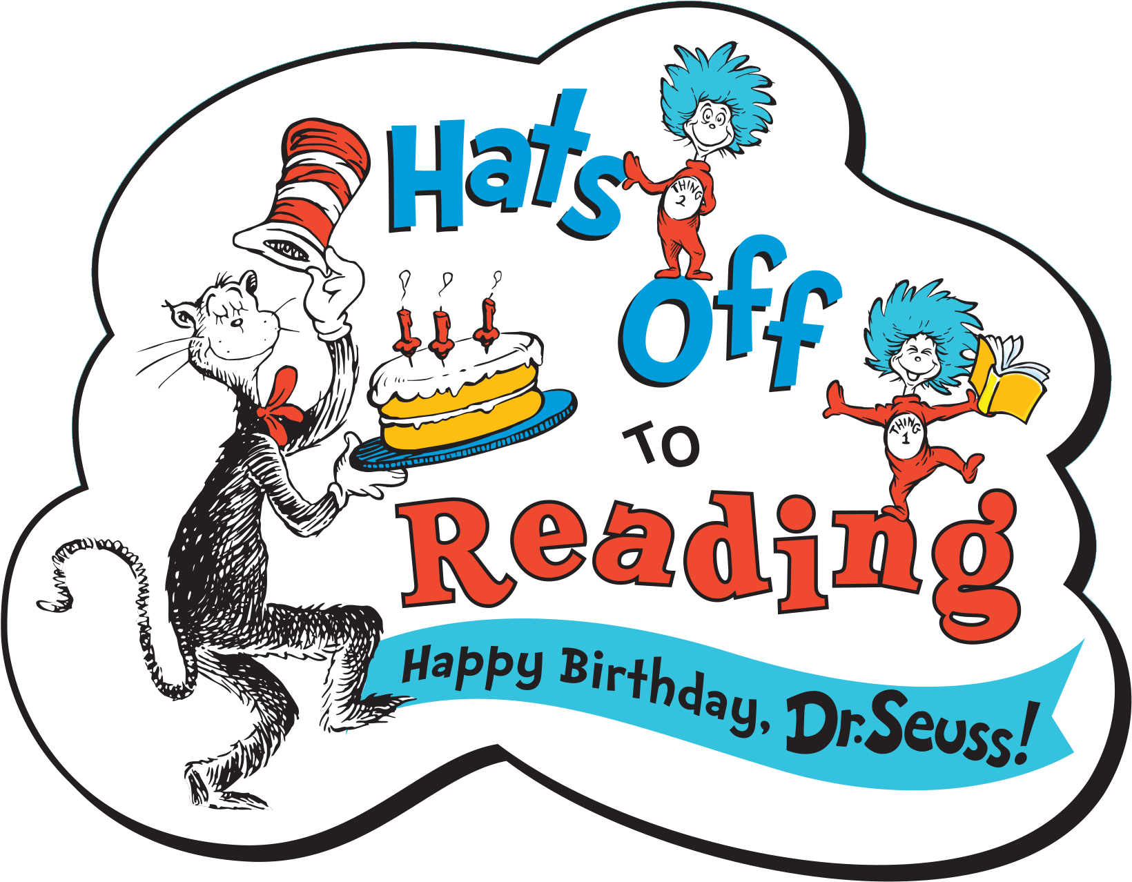 Happy Birthday Dr - Dr Seuss's Birthday 2017 Clipart (1696x1342), Png Download