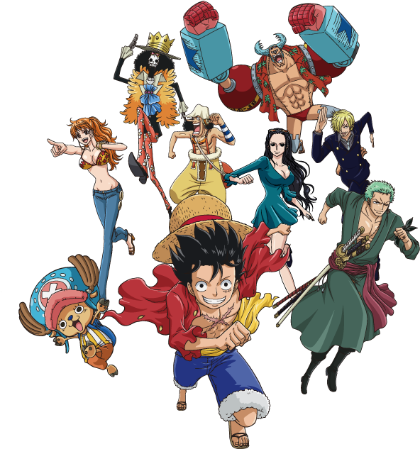 All Character One Piece Png Clipart (600x635), Png Download