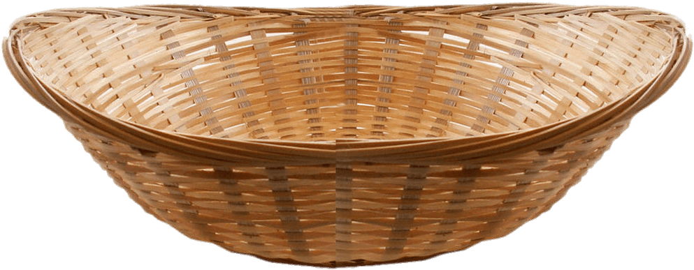 Objects - Baskets - Empty Fruit Basket Png Clipart (1000x499), Png Download