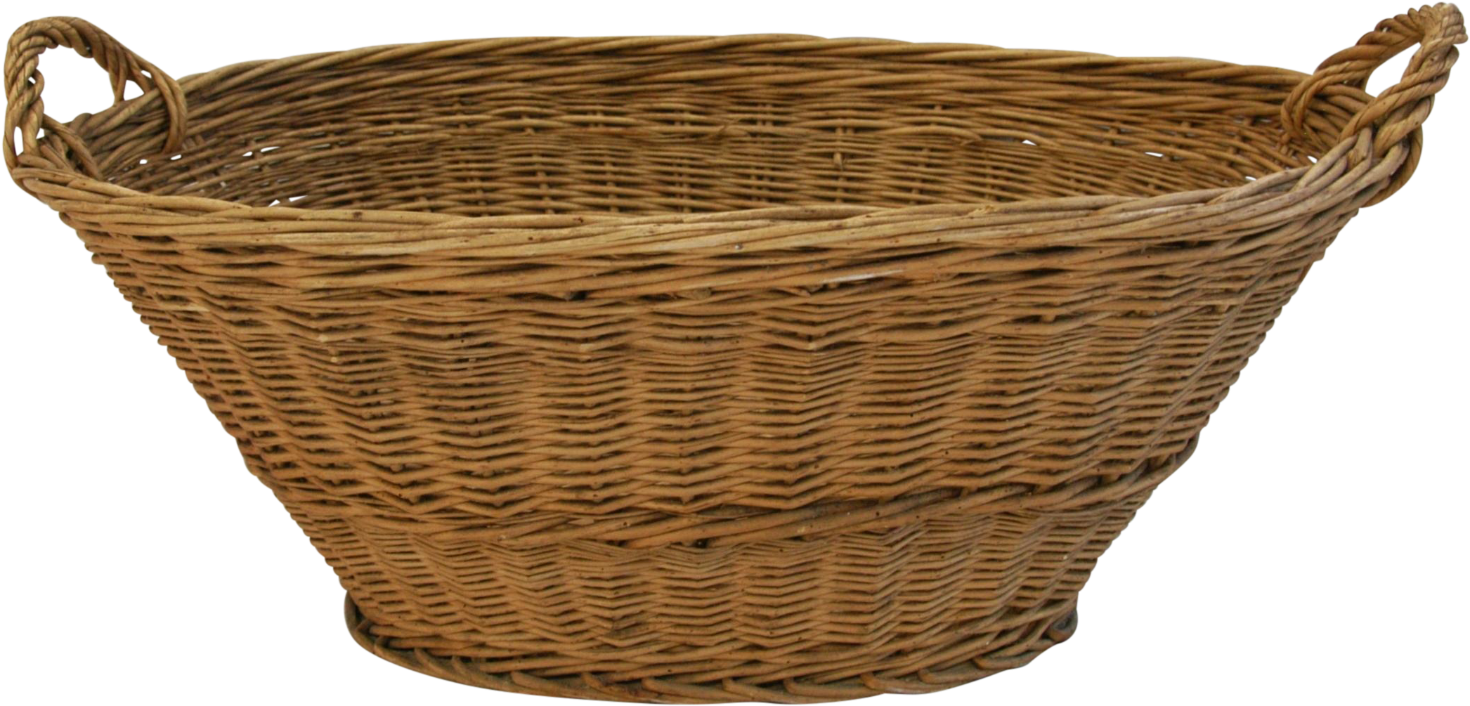 Wicker Basket Png Pluspng - Storage Basket Clipart (2194x1178), Png Download