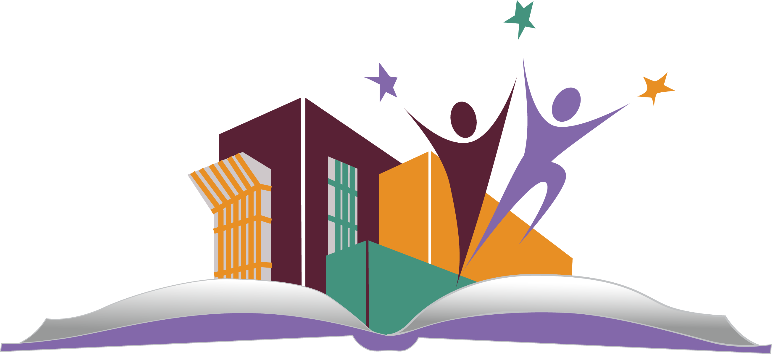 Fair Downtown Logo 2015 No Words Transparent Background - Fair School Clipart (2609x1196), Png Download