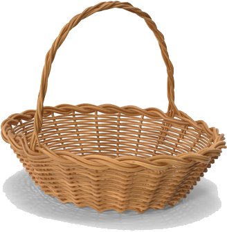Empty Easter Basket Png Hd - Basket Png Images Hd Clipart (600x600), Png Download