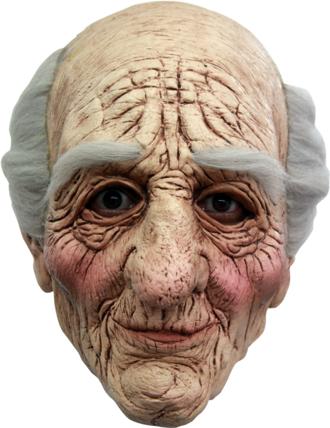 Pa Mask Old Man With Mixed Gray/white Hair And Eyebrows - Old Man Grey Hair Clipart (600x600), Png Download