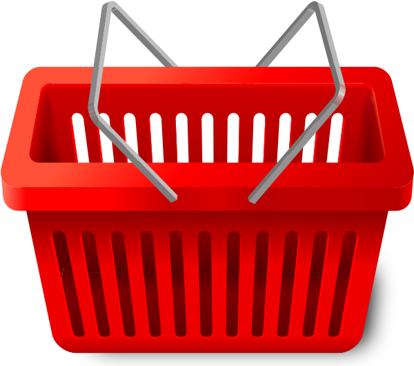 Shopping Cart Png - Shopping Basket Png Clipart (600x530), Png Download