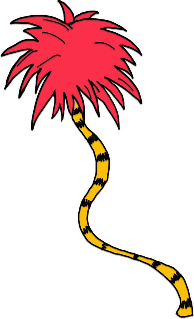 Clipart Dr Seuss Fish 16 Border - Dr Seuss Trees Clip Art - Png Download (623x1024), Png Download