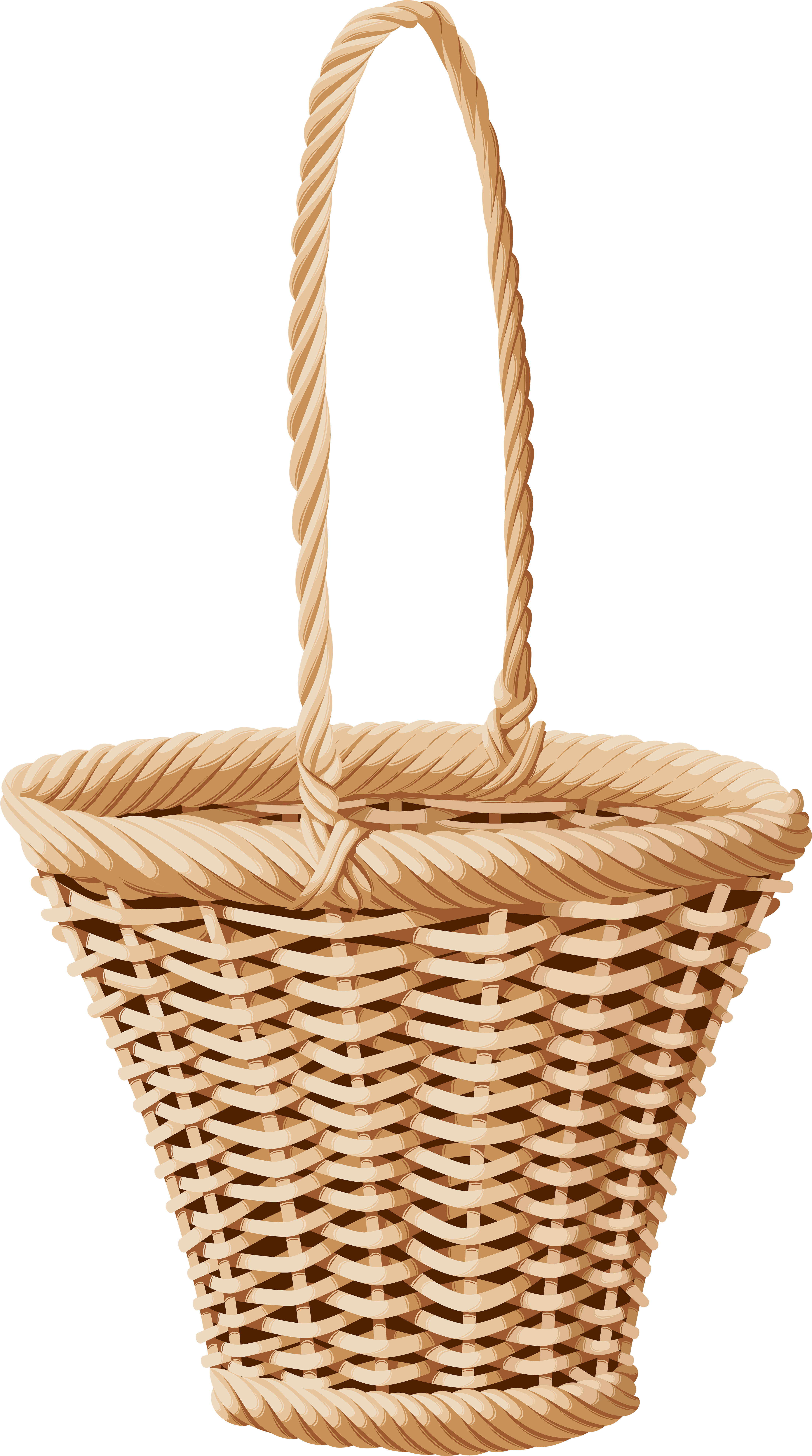Basket Png Transparent Clipart (4459x8000), Png Download