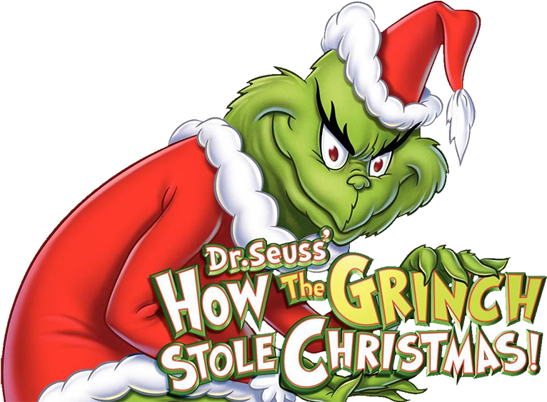 Dr Seuss How The Grinch Stole Christmas (1000x562) - Grinch Stole Christmas Transparent Background Clipart (766x563), Png Download