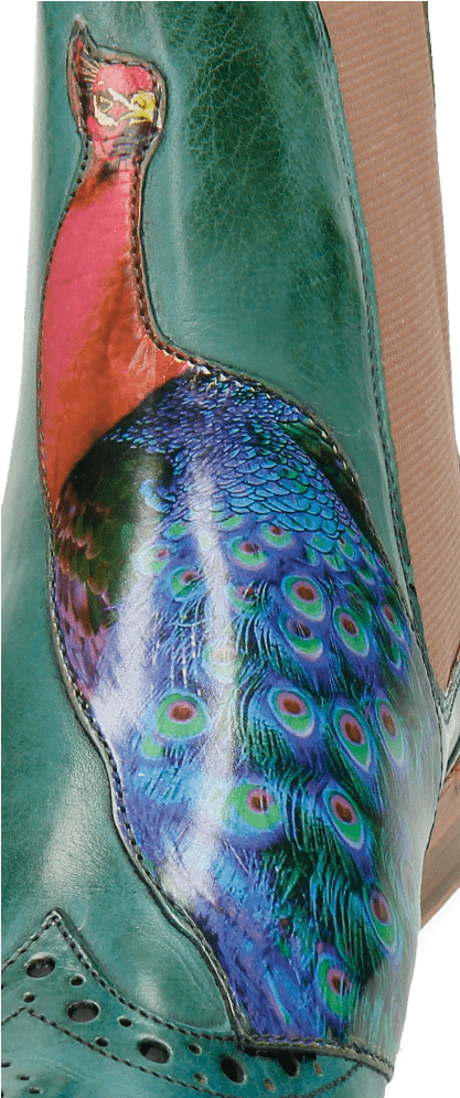 Ankle Boots Amelie 44 Sweet Water Peacock - Peafowl Clipart (1024x1024), Png Download