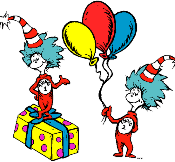 Clip Art Freeuse Library Dr Seuss Free Images At Clker - Dr Seuss Clip Art - Png Download (600x555), Png Download