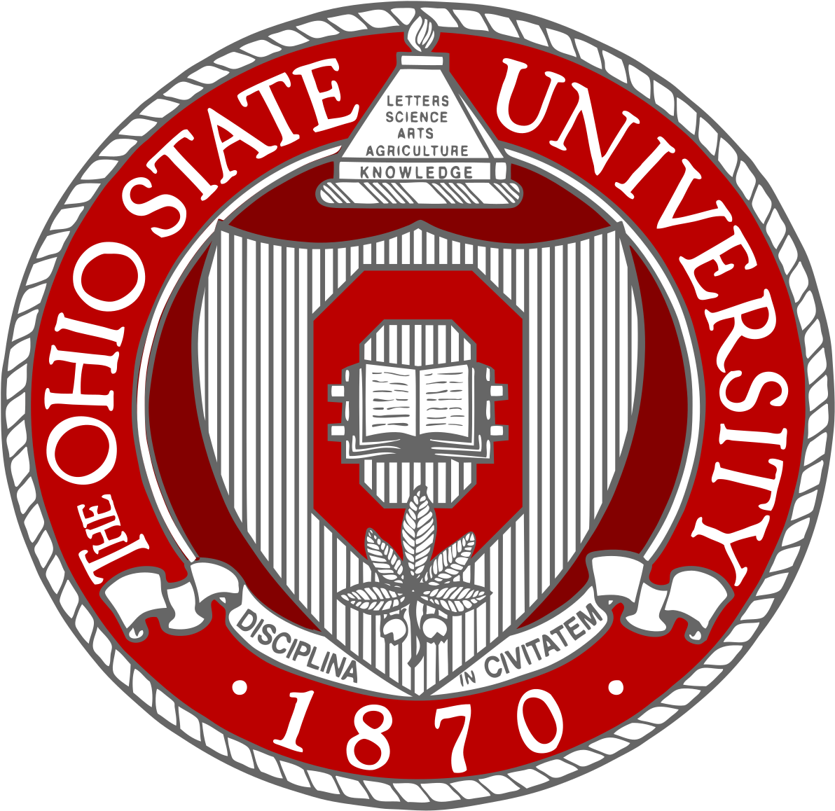 Ohio State University Seal Clipart (800x800), Png Download