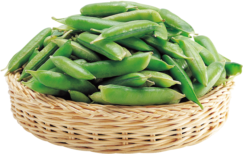 Peas In Basket - Pea Basket Clipart (866x650), Png Download