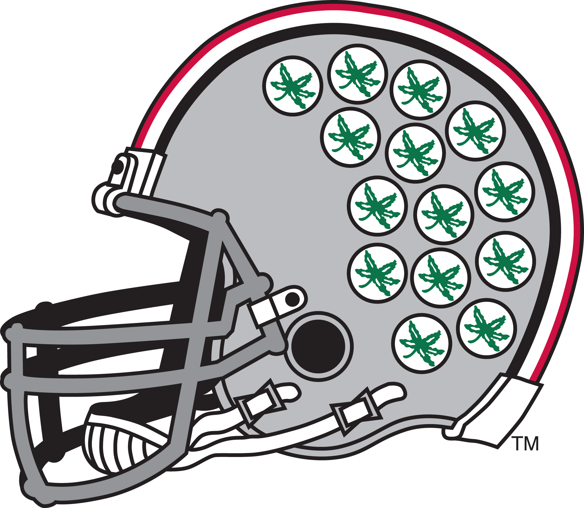 Use Ohio State Emojis To Root For The Buckeyes On Their - Ohio State Buckeyes Helmet Clipart (1899x1653), Png Download
