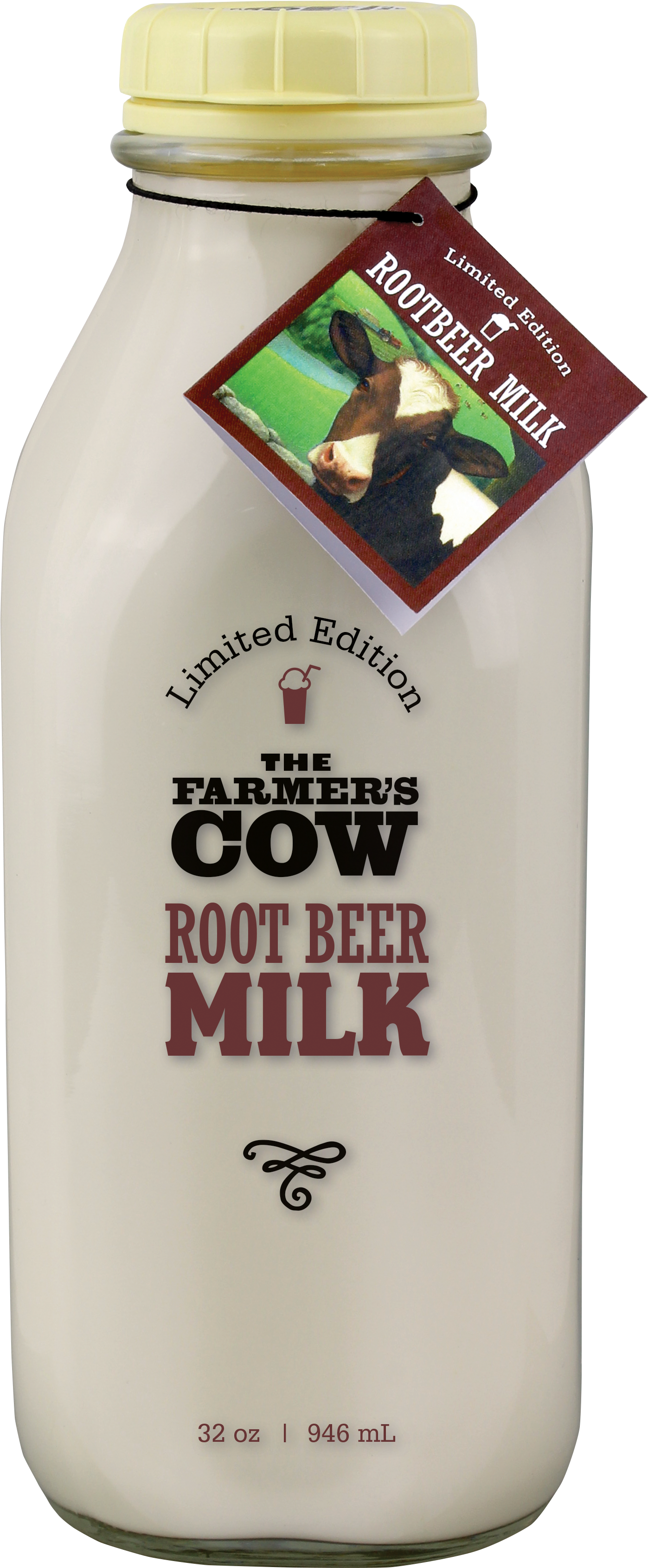 The Farmer's Cow Limited Edition Root Beer Milk, 12 - Farmers Cow Root Beer Milk Clipart (1810x3758), Png Download