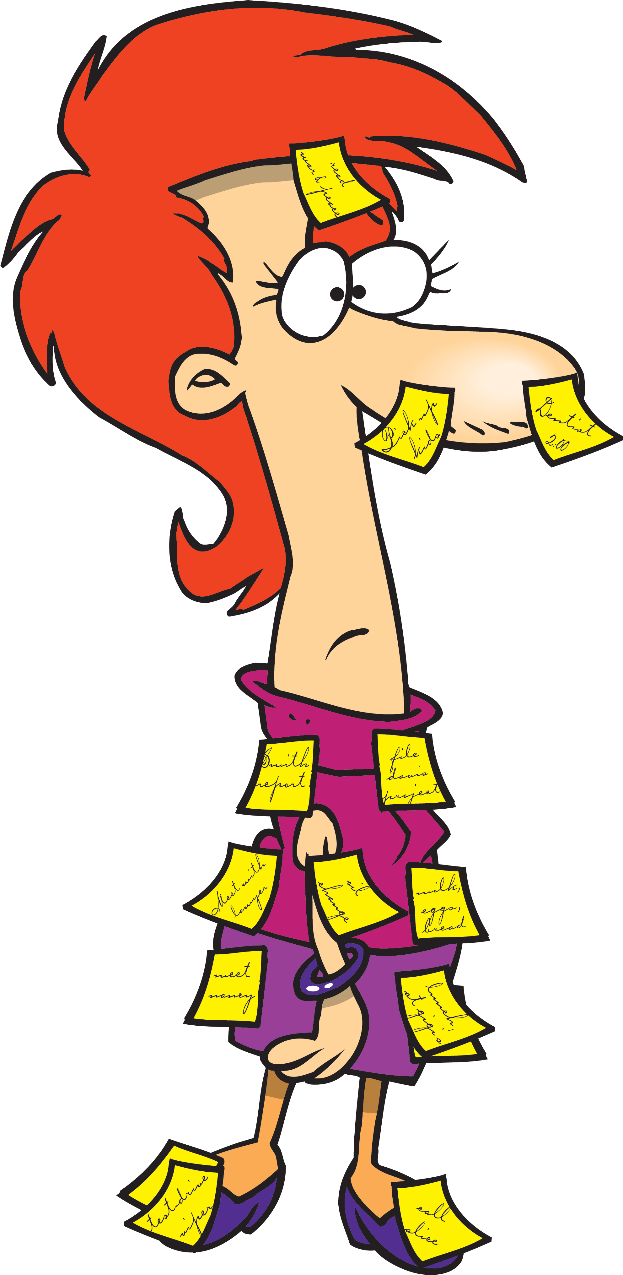 Clip Art Reminder - Png Download (2000x4065), Png Download