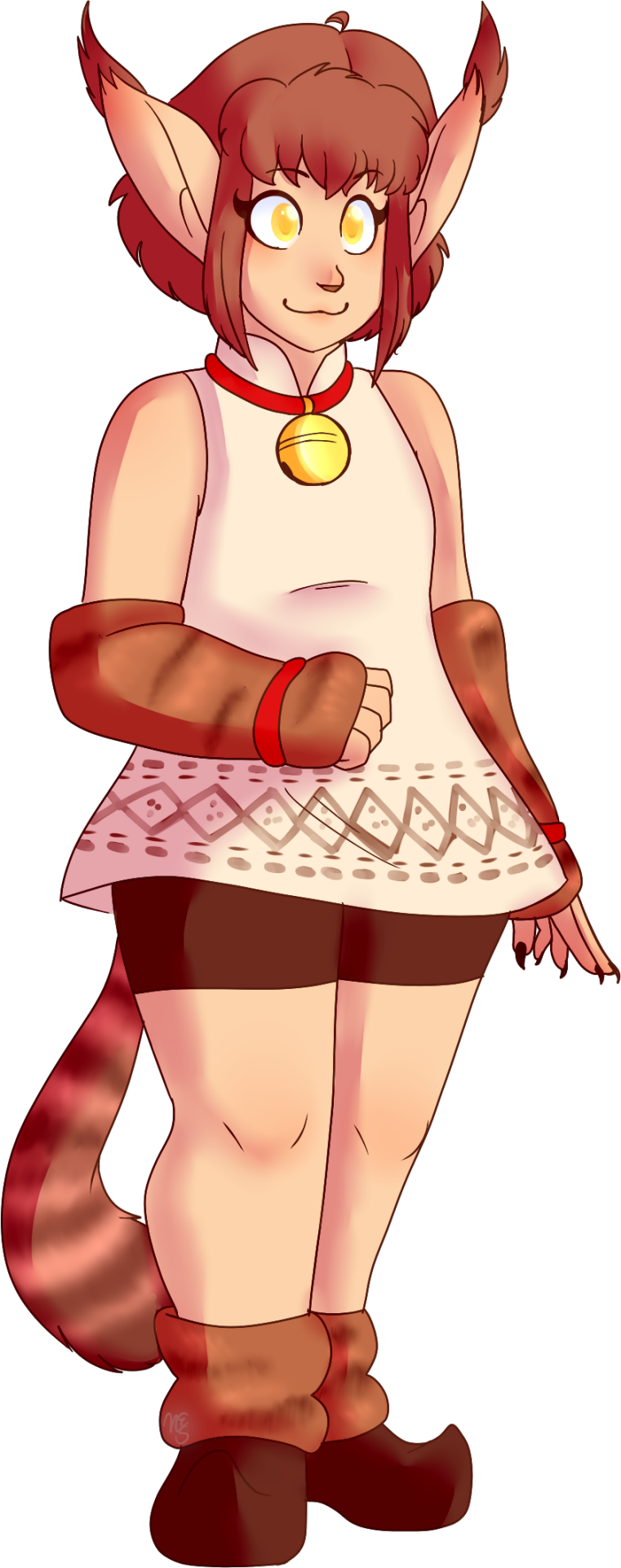 “ Quick Fanart Of The Best Catgirl To Ever - Cartoon Clipart (761x1920), Png Download