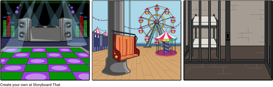 Carnival Park With A Jail Cell - Dootsie Love Stargirl Clipart (1164x385), Png Download