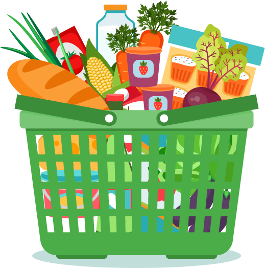 600 X 609 19 - Canasta De Alimentos Dibujo Clipart (600x609), Png Download