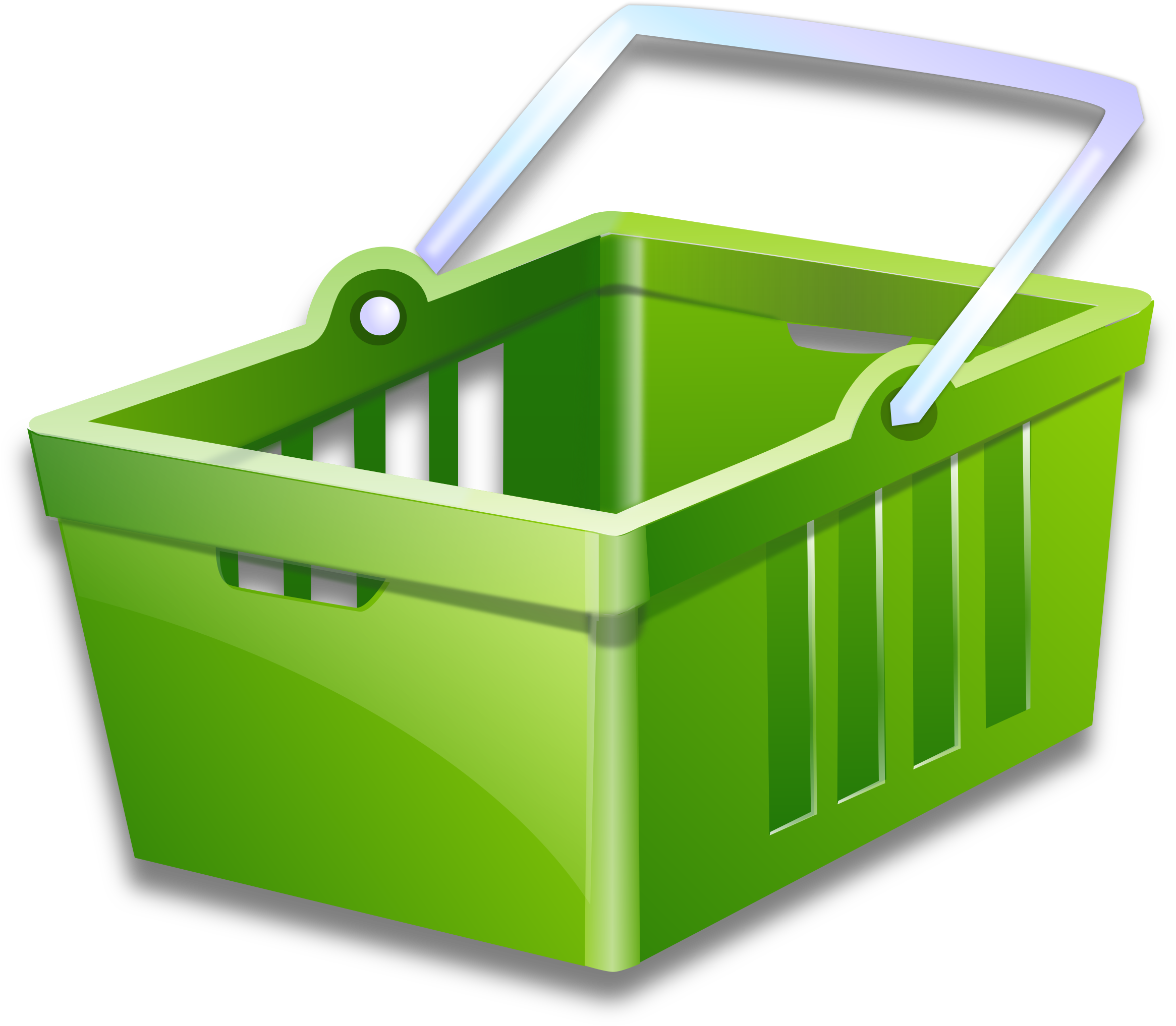 Clipart - Shopping Basket Clipart - Png Download (2400x2133), Png Download