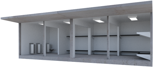 Prison Cell - Dorm - Architecture Clipart (612x612), Png Download